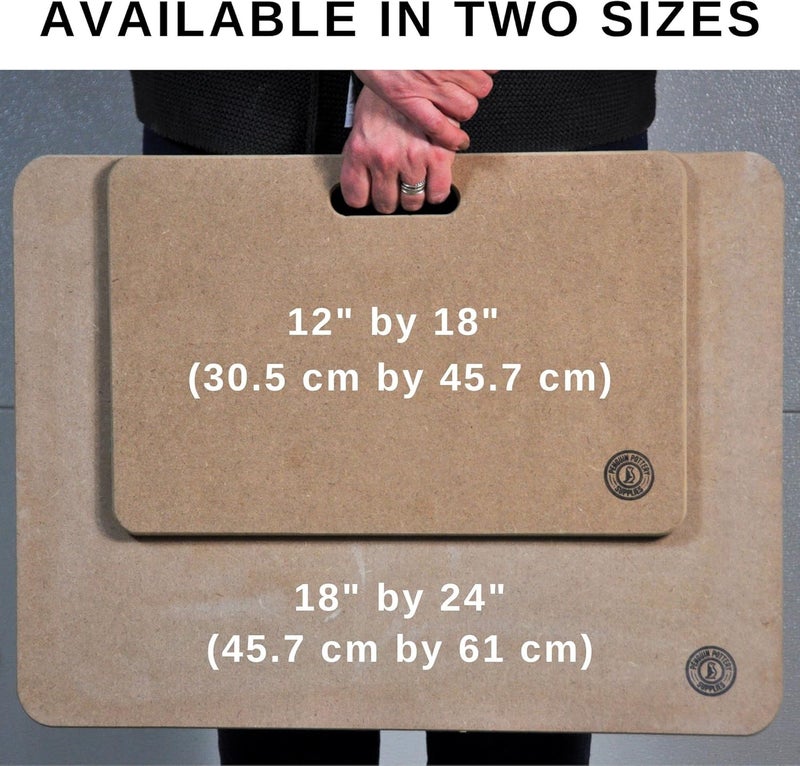 Penguin Pottery Portable Clay Wedging Board with Built-in Handle - Premium Wedging Board for Pottery - Clay Board Clay Table for Clay Crafts Arts Ceramics Pottery Tools (Large - 12 in x 18 in) - Image 4